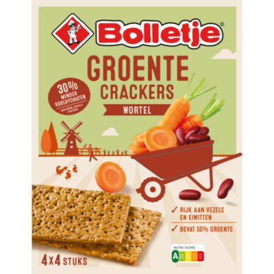 Bolletje groente crackers wortel