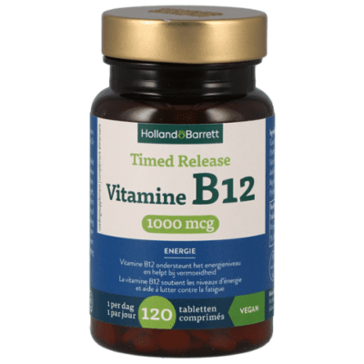 Holland & Barrett vitamine B12 timed release 1000 mcg cyanocobalamine