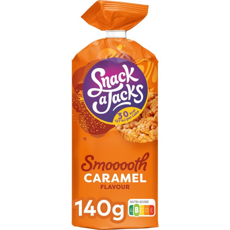 Snack a Jacks smooooth caramel flavour