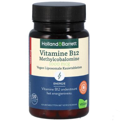 Holland & Barrett Vitamine B12 Vegan Liposomale Kauwtabletten