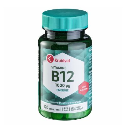 KRUIDVAT VITAMINE B12 1000 MCG TABLETTEN