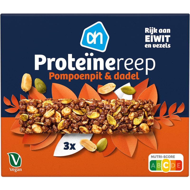 AH proteïnereep pompoenpit & dadel