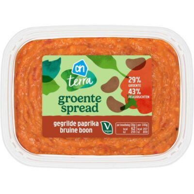 AH terra groentespread gegrilde paprika bruine boon