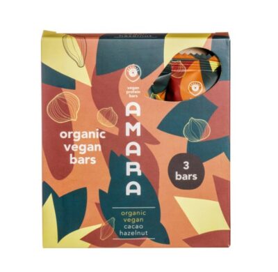 Amara cacao hazelnut bar