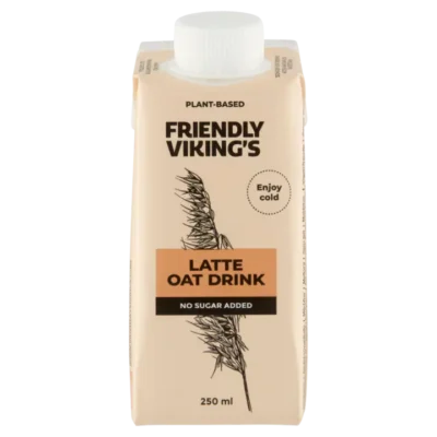 Friendly Viking's latte oat drink