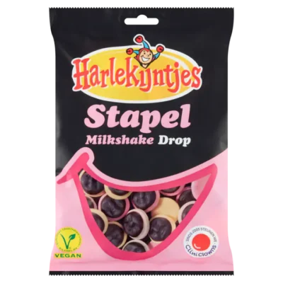 Harlekijntjes stapel milkshake drop