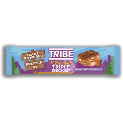 TRIBE caramel triple decker peanut salted caramel