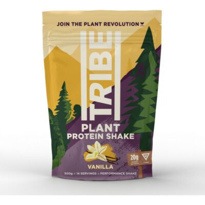 TRIBE plant protein shake vanilla