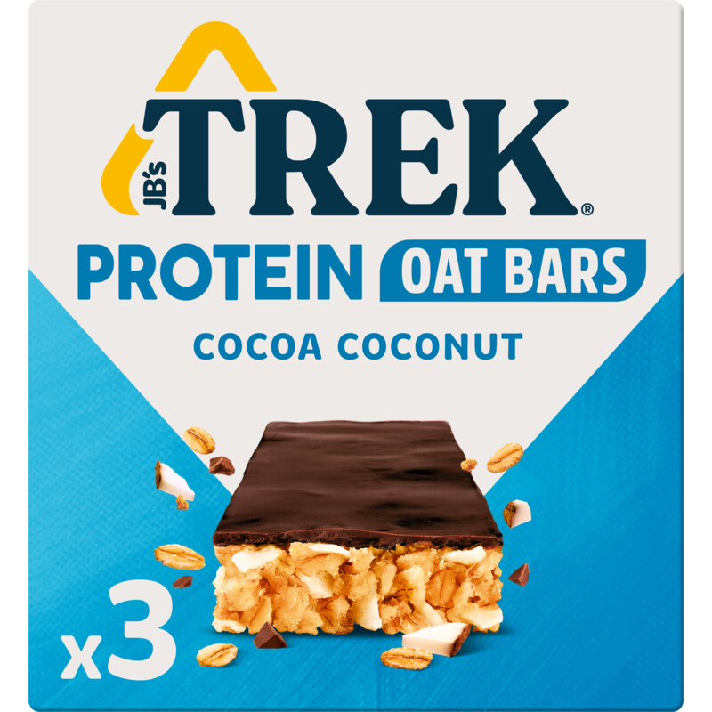 Trek protein oat bars cocoa coconut