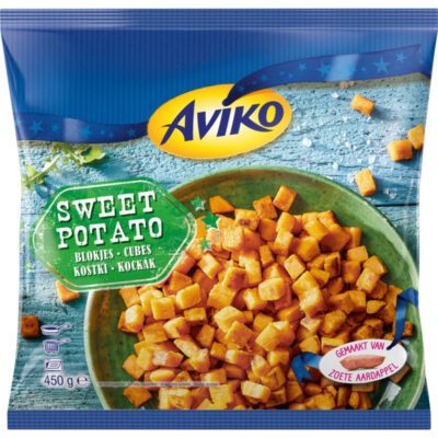 Aviko sweet potato blokjes