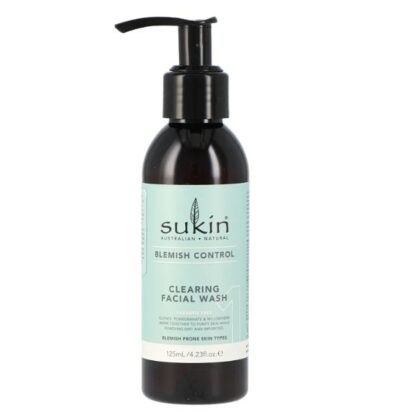 Sukin blemish control clearing facial wash