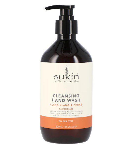 Sukin cleansing hand wash ylang ylang & cedar