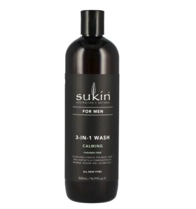 Sukin for men 3-in-1 wash calming