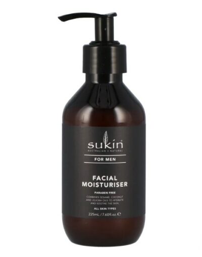 Sukin for men facial moisturiser