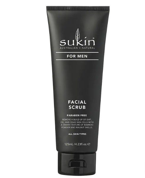 Sukin for men facial scrub