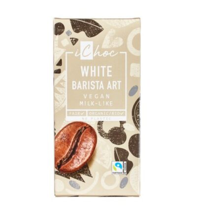 iChoc white barista art vegan milk-like