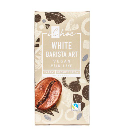 iChoc white barista art vegan milk-like