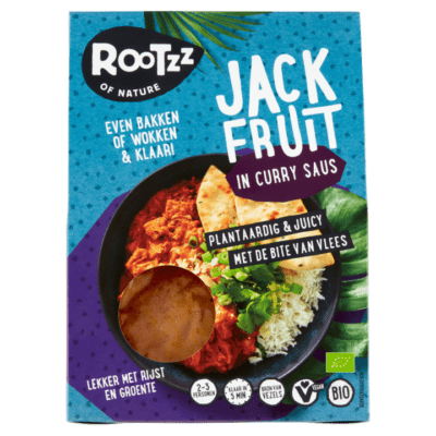 Rootzz jackfruit in curry saus