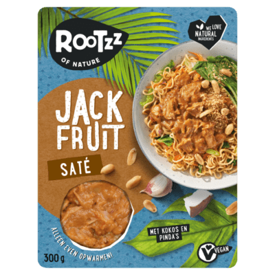 Rootzz jackfruit saté