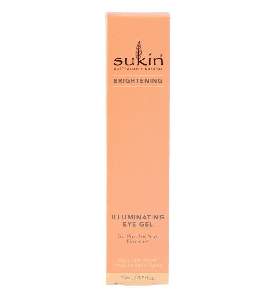 Sukin brightening illuminating eye gel