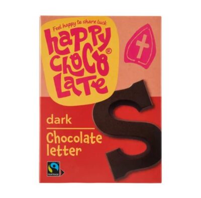 Happy chocolate chocoladeletter puur