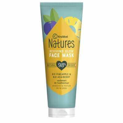 Kruidvat natures reviving glow face mask