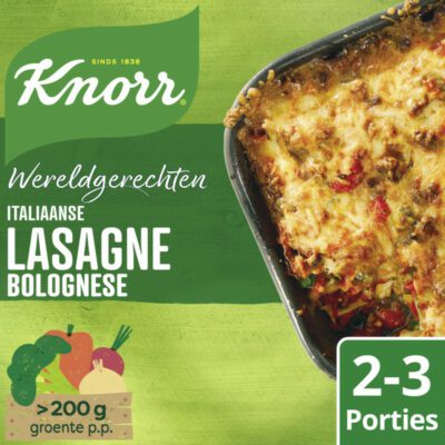 Knorr Wereldgerechten lasagne bolognese