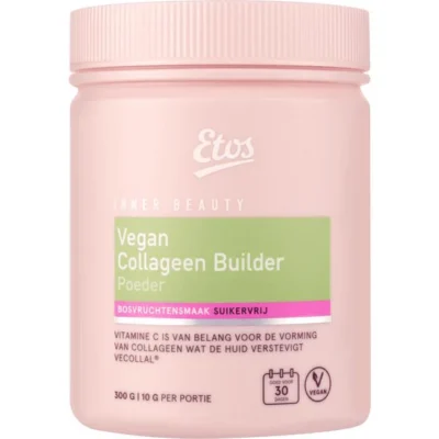 Etos inner beauty vegan collageen builder poeder bosvruchtensmaak suikervrij