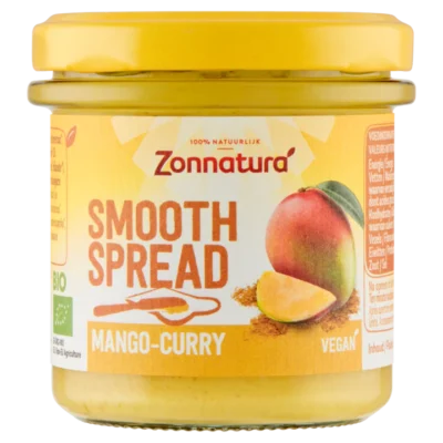 Zonnatura smooth spread mango-curry