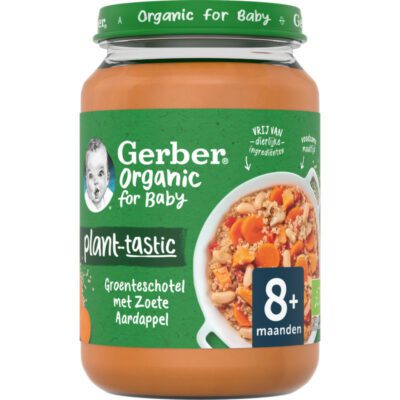 Gerber Organic Plant-tastic groenteschotel 8+ mnd