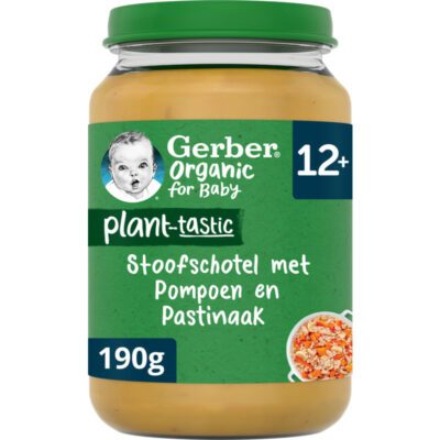 Gerber Organic Plant-tastic stoof pompoen 12+ mnd