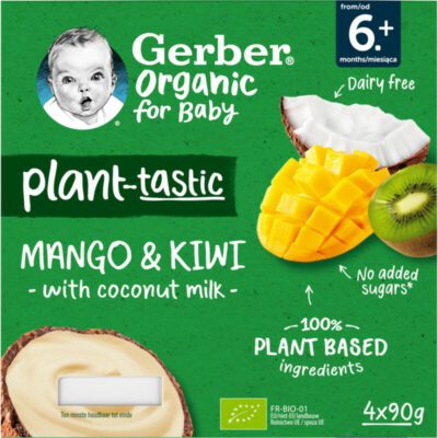 Gerber Organic Plant-tastic mango kiwi