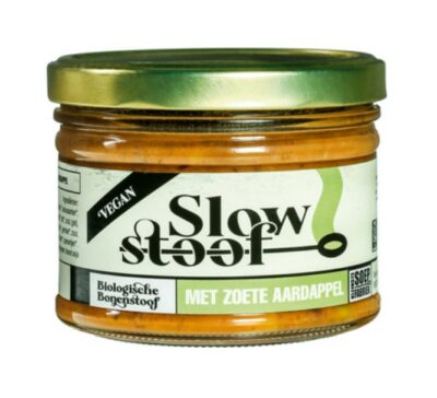 Kleinste Soep Fabriek slowstoof biologische bonenstoof met zoete aardappel