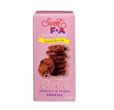 Sweet FA double choc-chip organic vegan cookies