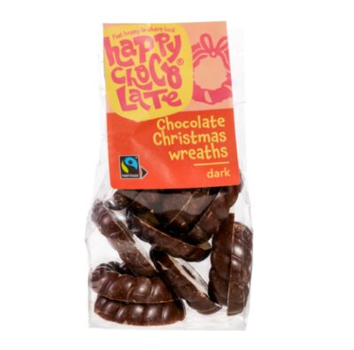 Pure chocolade kerstkransjes