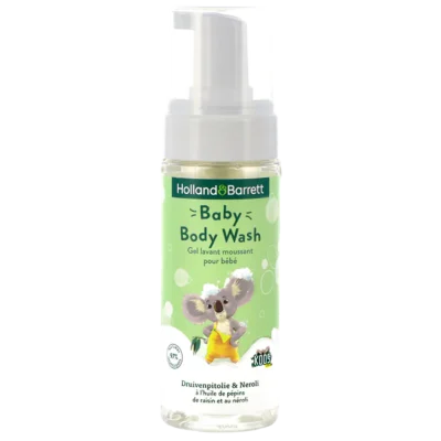 Holland & Barrett baby body wash druivenpitolie & neroli