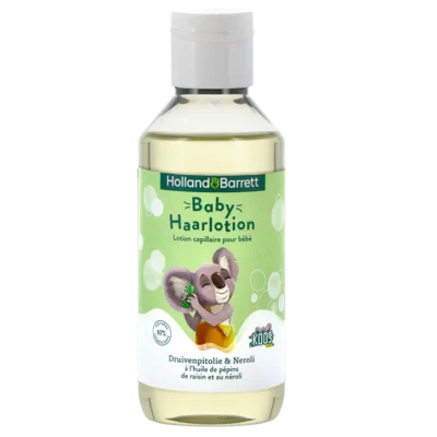 Holland & Barrett baby haarlotion druivenpitolie & neroli