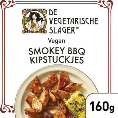 Vegetarische Slager Vegan smokey bbq kipstuckjes