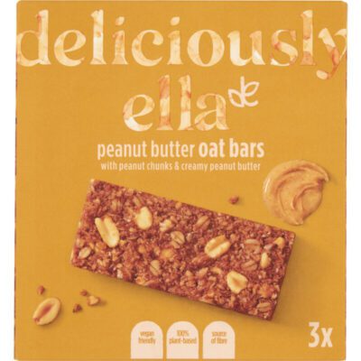 Deliciously Ella Peanut butter oat bars