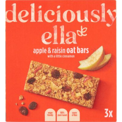 Deliciously Ella Apple & raisin oat bars