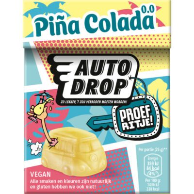 Autodrop proefritje piña colada 0.0