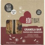 Bio Today granola bar pompoenpit-cranberry