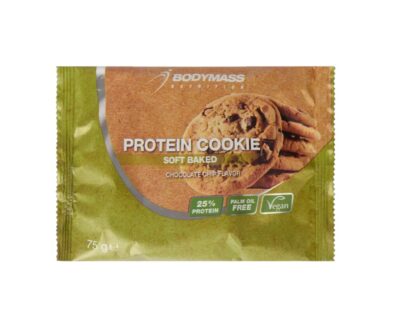 Bodymass nutrition vegan soft baked protein cookie chocolate chip flavour