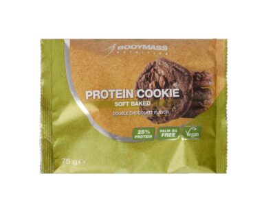 Bodymass nutrition vegan soft baked protein cookie double chocolate flavour