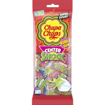 Chupa Chups super sour center shock bubble gum