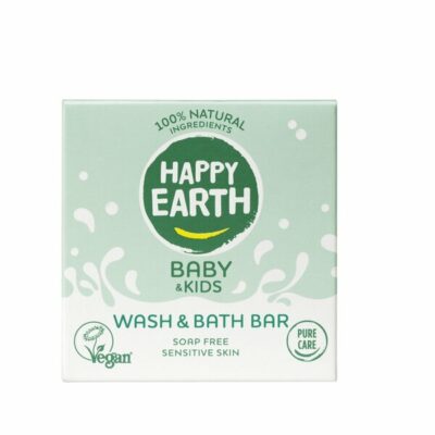 Happy Earth baby & kids wash & bath bar