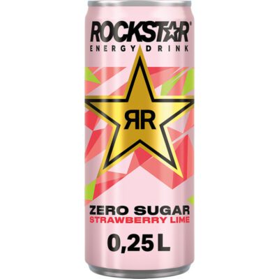 Rockstar Strawberry lime no sugar