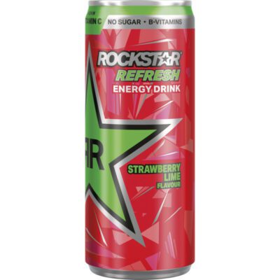 Rockstar refresh energy drink strawberry lime