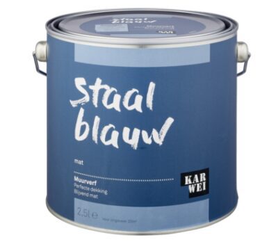 KARWEI muurverf staal blauw