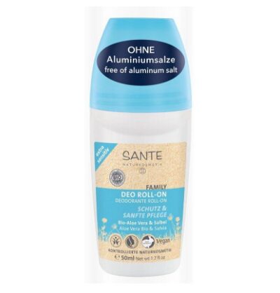 Sante Naturkosmetik Family deo roll-on aloe vera&sage extra sensitive